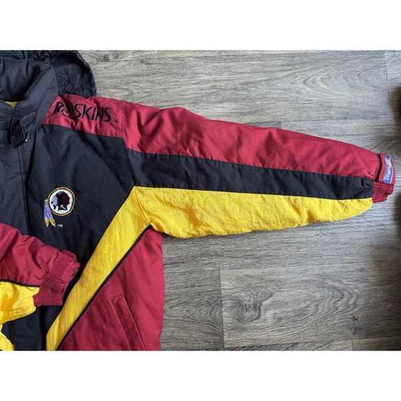 Vintage Washington Redskins NFL Fat Goose Puffer Coat Jacket Size Large - Picture 5 of 14